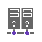 Simbolo di un lucchetto su un dominio